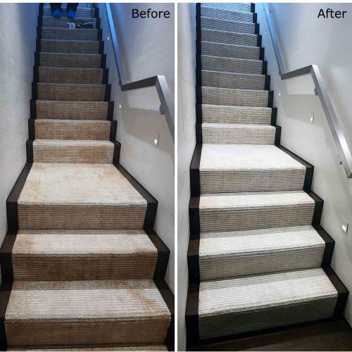 Stairway Cleaning – instant Before & After