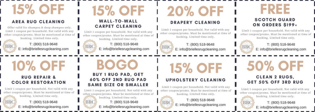 Brielle's Rug & Carpet Cleaning Coupons